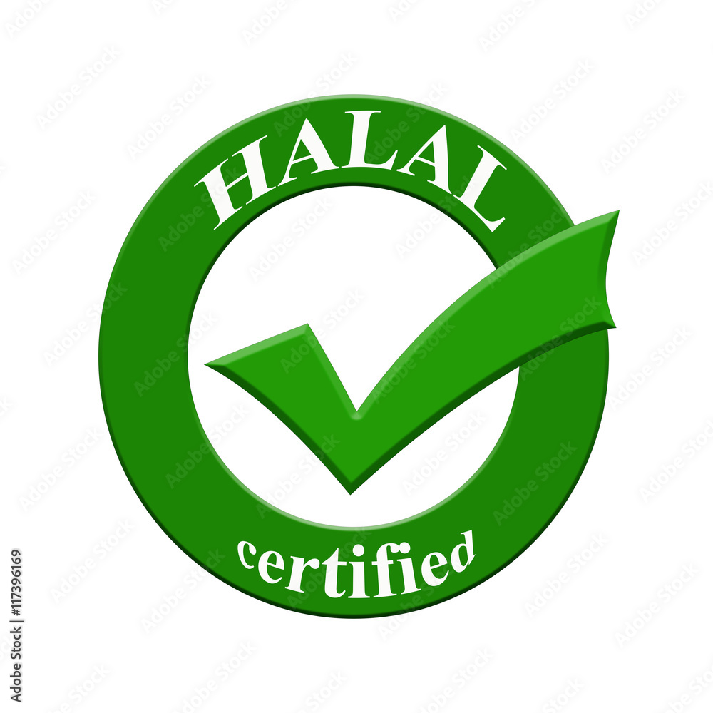 HALAL certified icon or symbol image concept design for business and use in company system. HALAL certified icon or symbol image concept design for business and use in company system.