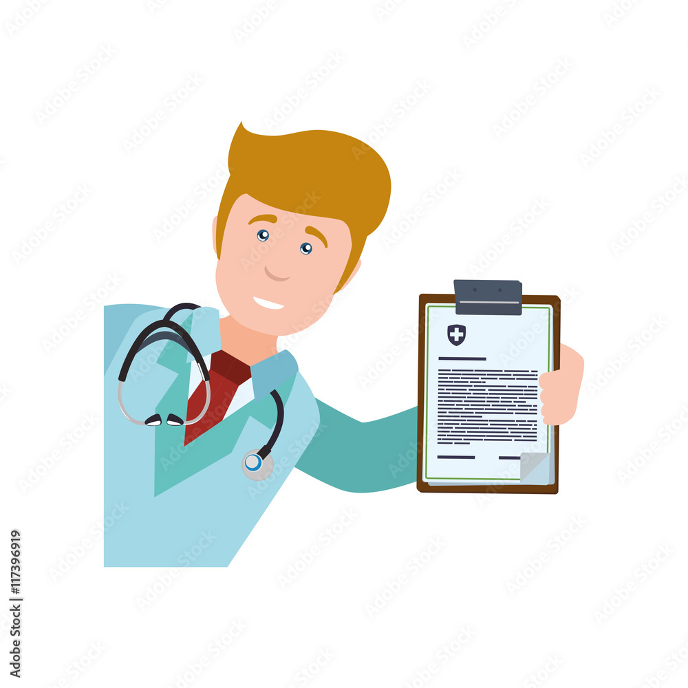 Doctor uniform stethoscope medical health care icon. Isolated and flat illustration. Vector graphic Doctor uniform stethoscope medical health care icon. Isolated and flat illustration. Vector graphic