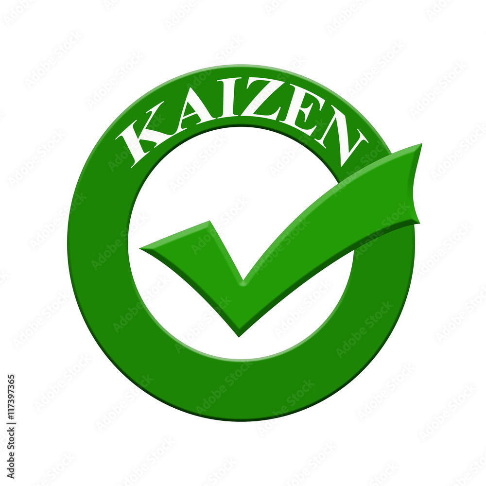 KAIZEN icon or symbol image concept design for business and use in company system. KAIZEN icon or symbol image concept design for business and use in company system.