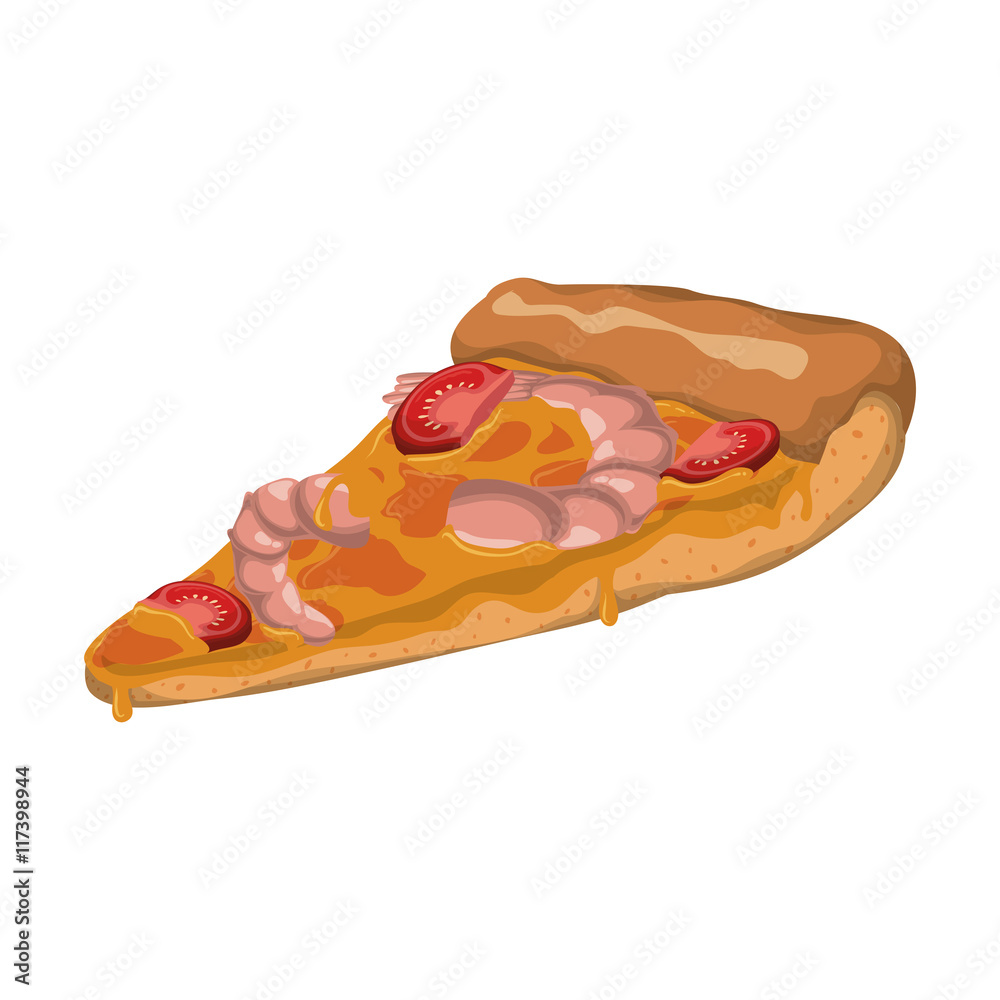 Pizza food menu fast dinner icon. Isolated and flat illustration. Vector graphic Pizza food menu fast dinner icon. Isolated and flat illustration. Vector graphic
