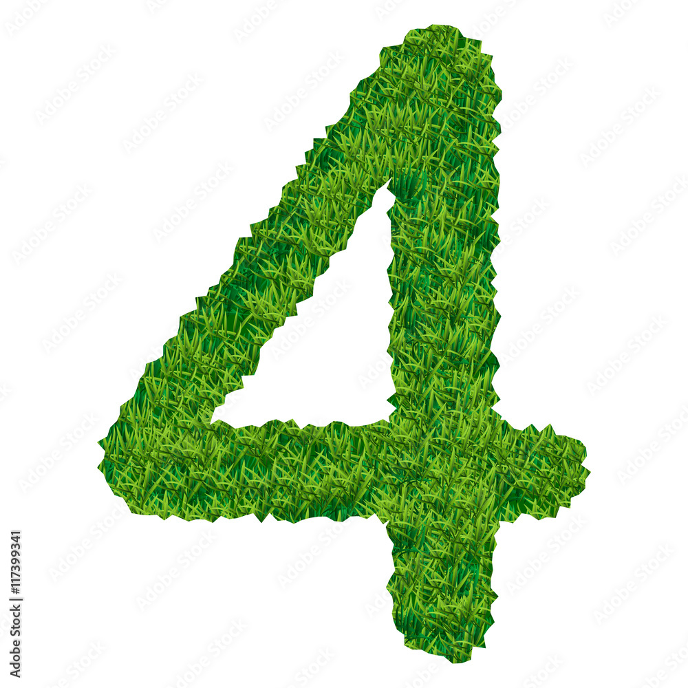 number 4 of the grass number 4 of the grass