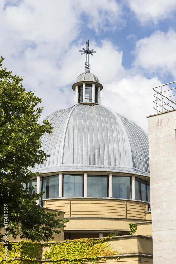 Church of Christ the Cornerstone in sunny day Church of Christ the Cornerstone in sunny day