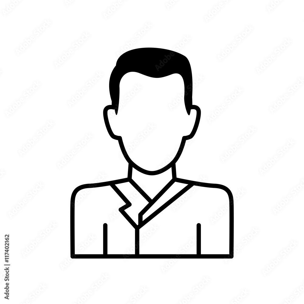 Man male avatar head person icon. Isolated and flat illustration. Vector graphic Man male avatar head person icon. Isolated and flat illustration. Vector graphic