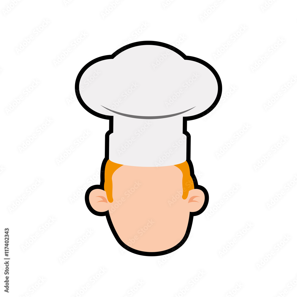 Chefs hat chef man male avatar person icon. Isolated and flat illustration. Vector graphic Chefs hat chef man male avatar person icon. Isolated and flat illustration. Vector graphic
