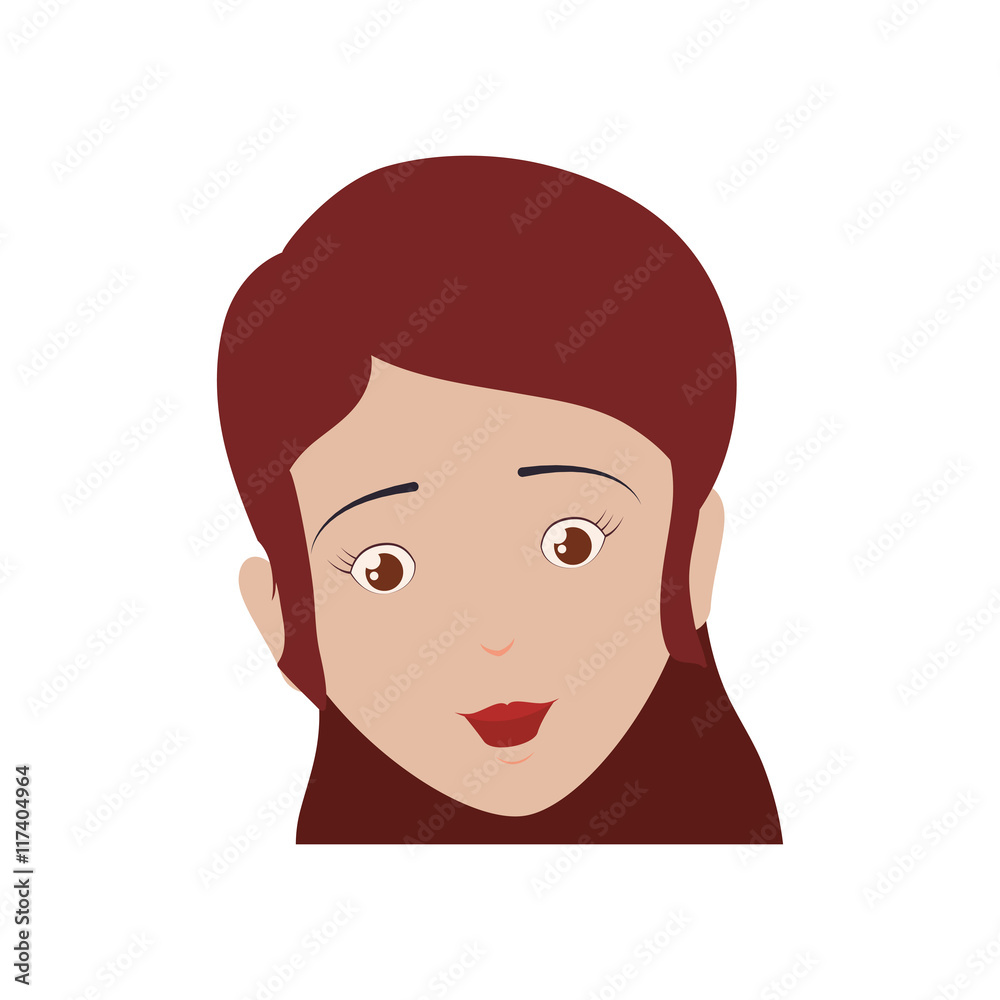 Woman female avatar person people icon. Isolated and flat illustration. Vector graphic Woman female avatar person people icon. Isolated and flat illustration. Vector graphic