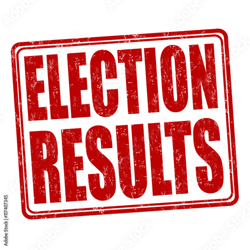 Election results stamp