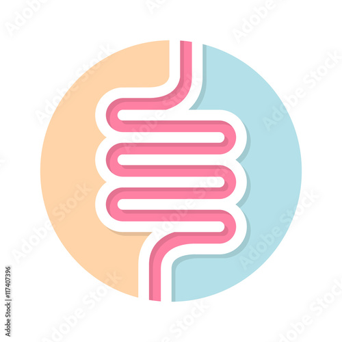 Intestines symbol or icon