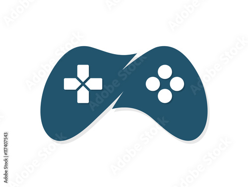 Game joystick or device controller logo
