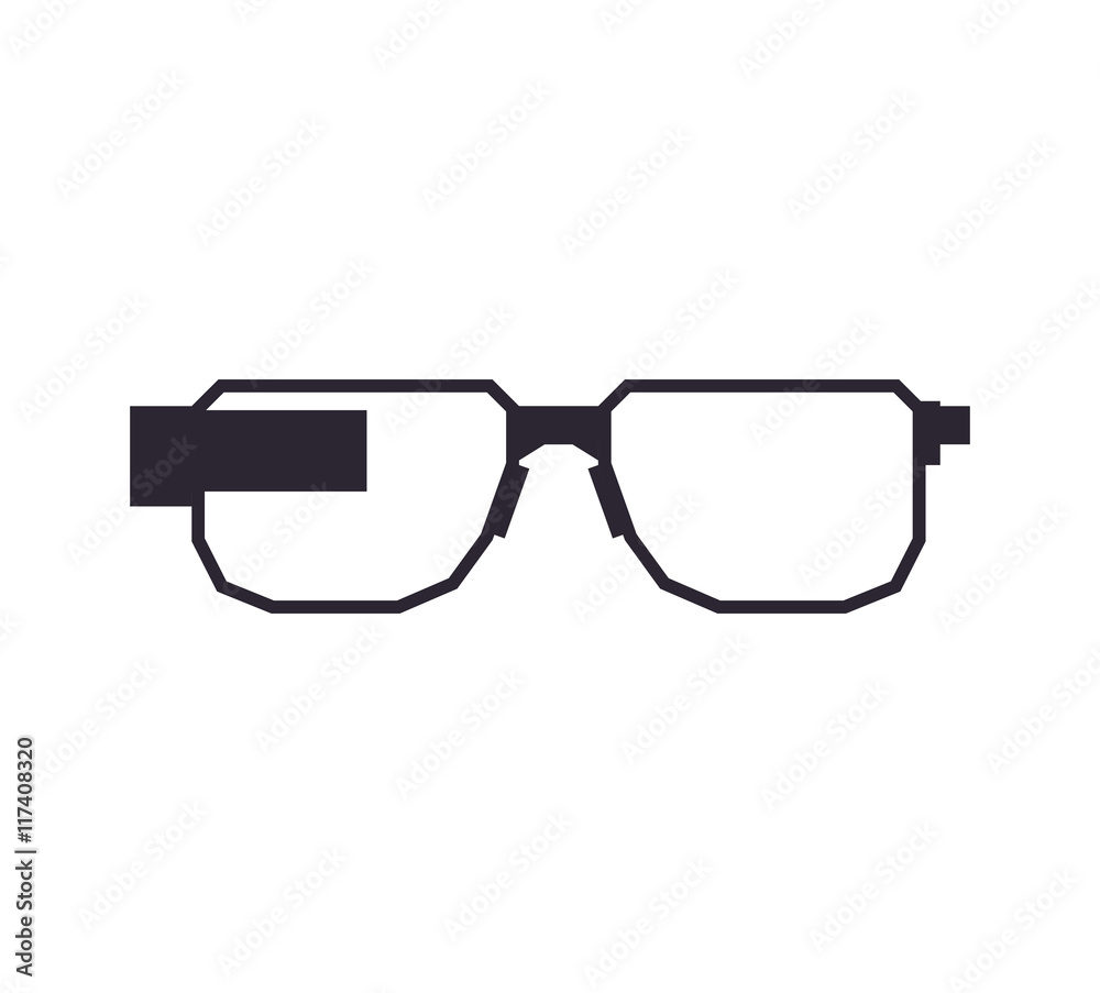 glasses gadget device technology media wireless icon. Isolated and flat illustration. Vector graphic glasses gadget device technology media wireless icon. Isolated and flat illustration. Vector graphic