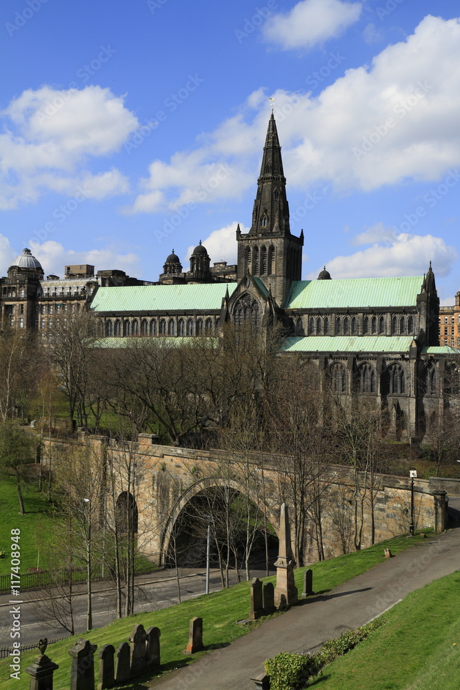 Fototapeta premium Glasgow cathedral Scotland, UK