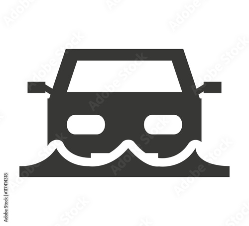 car insurance isolated icon