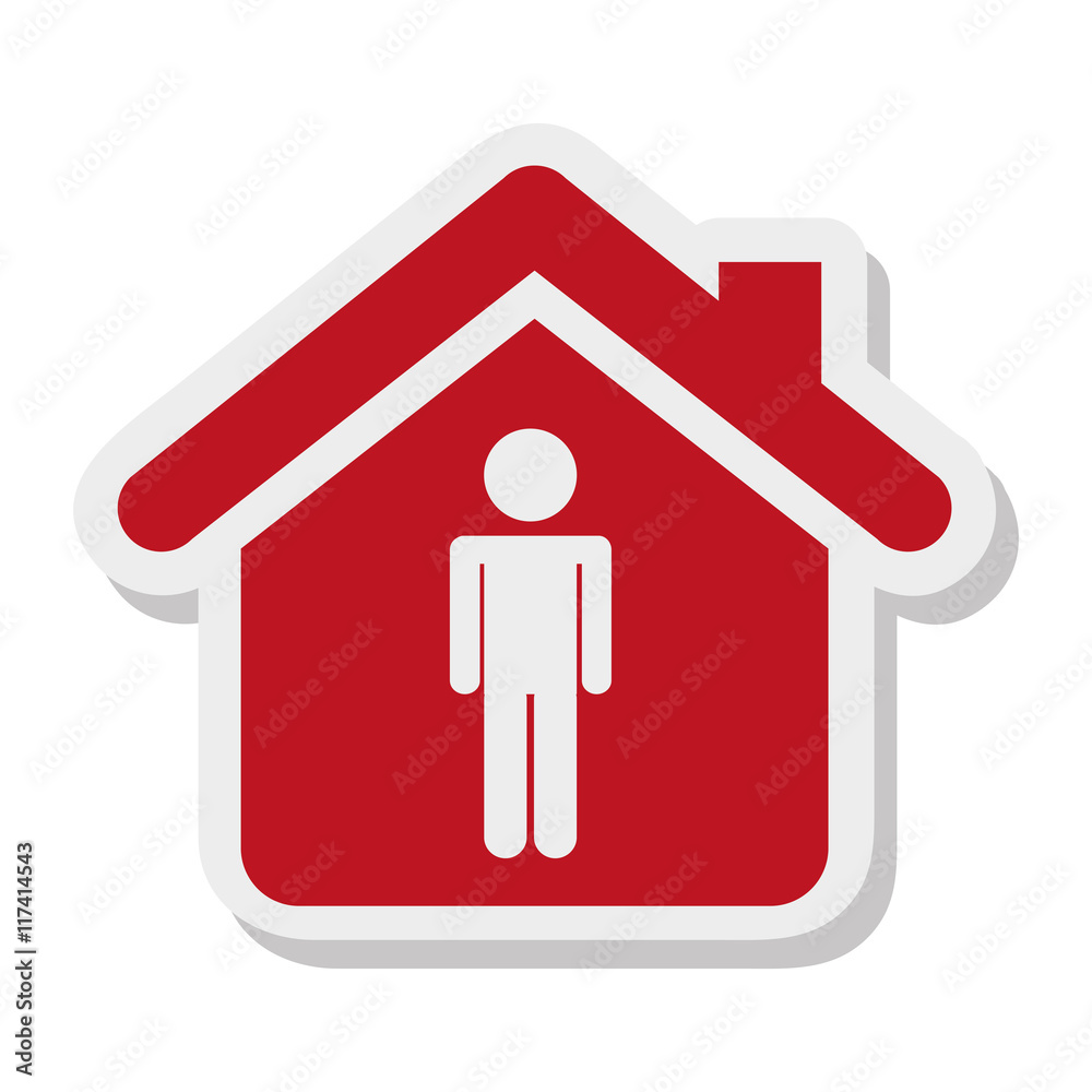 house property isolated icon house property isolated icon