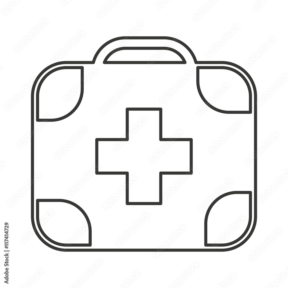 Obraz premium kit medical isolated icon