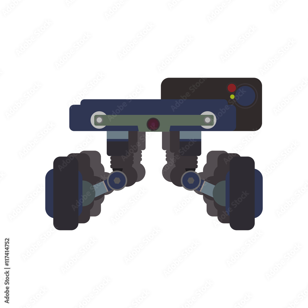 car transport robot technology android metal icon. Isolated and flat illustration. Vector graphic car transport robot technology android metal icon. Isolated and flat illustration. Vector graphic