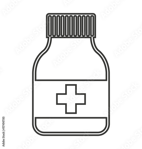 bootle drugs isolated icon