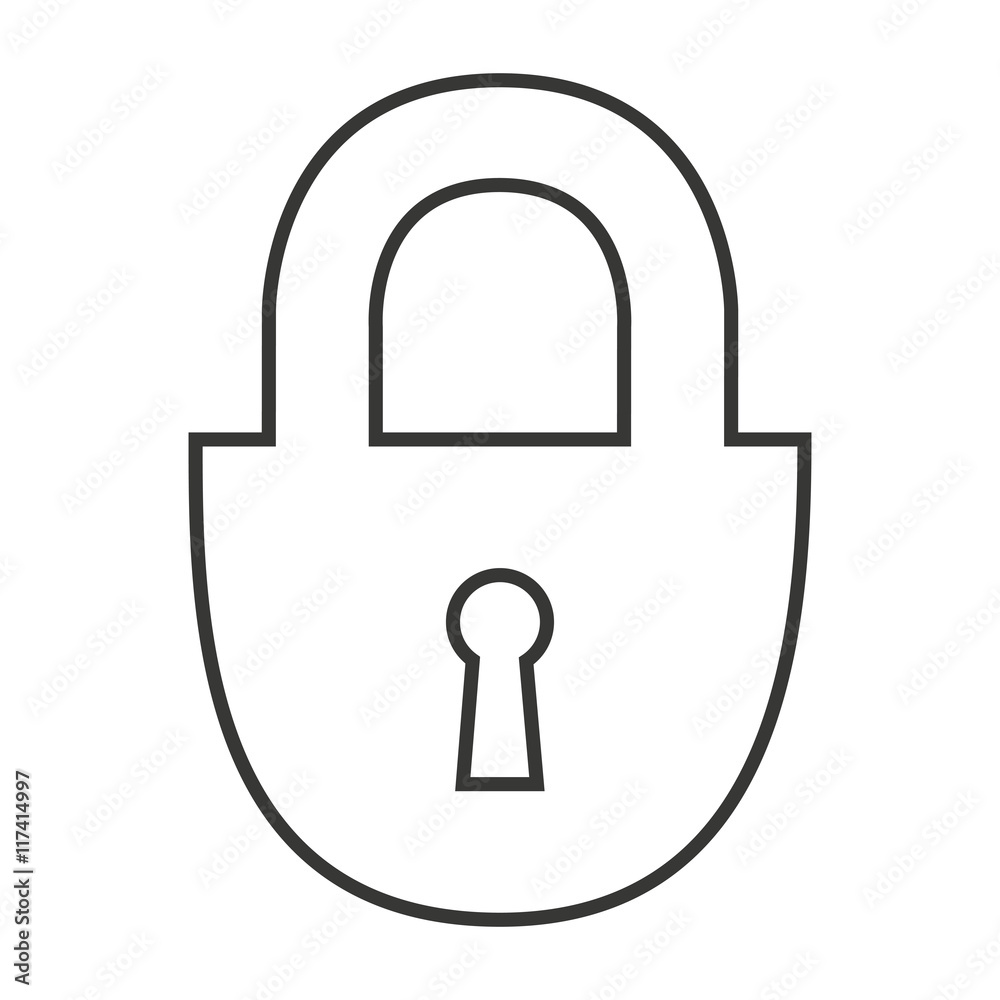safe secure padlock security isolated icon safe secure padlock security isolated icon