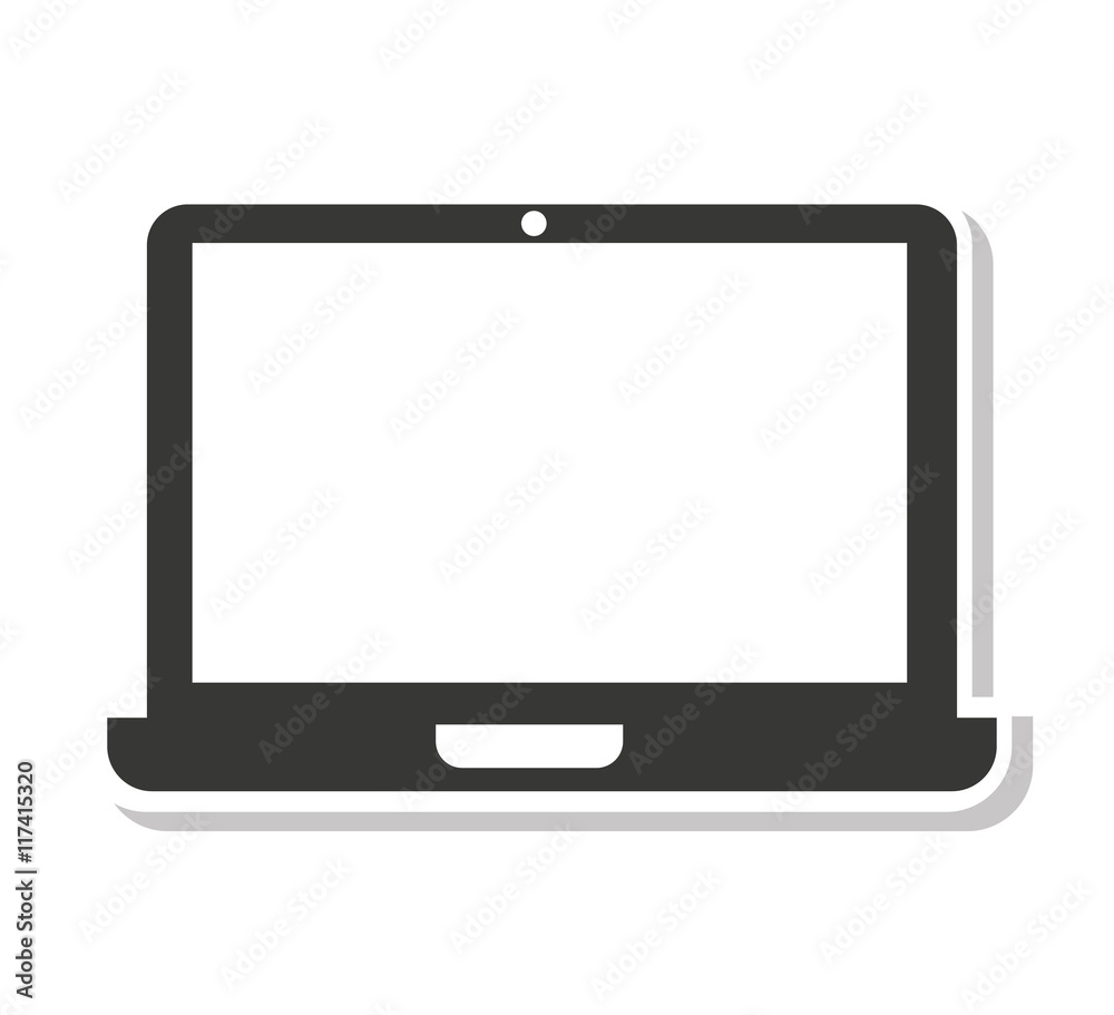 laptop computer portable icon