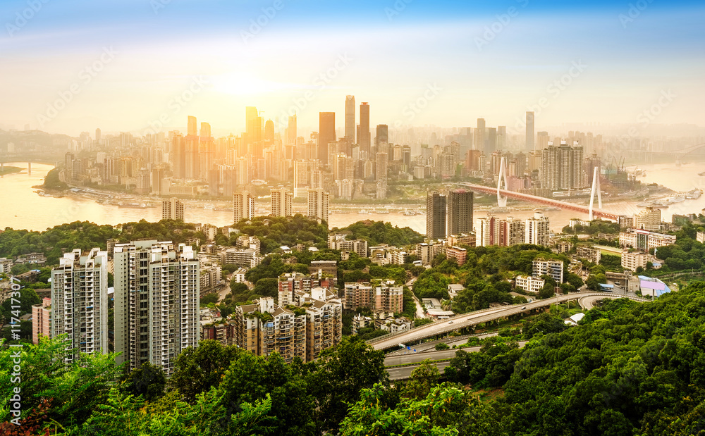 Obraz premium China Chongqing Urban Landscape