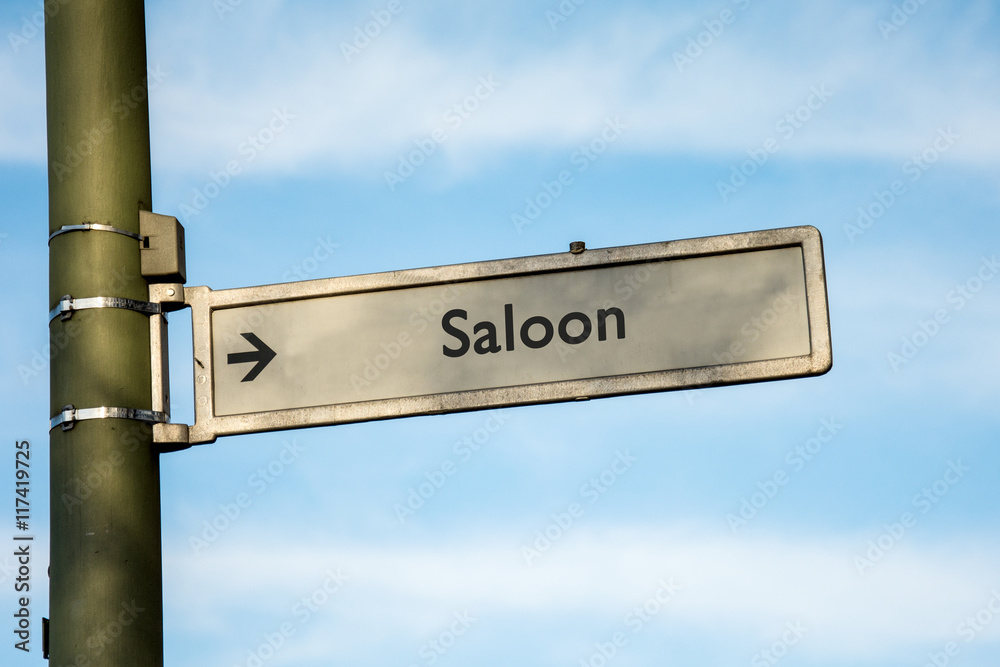 Fototapeta premium Schild 67 - Saloon