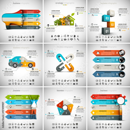 9 in 1 Infographics Bundle