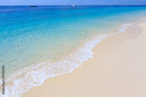 tropical beach clear water ,clean beach