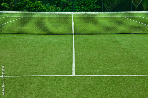 tennis grass court good for background