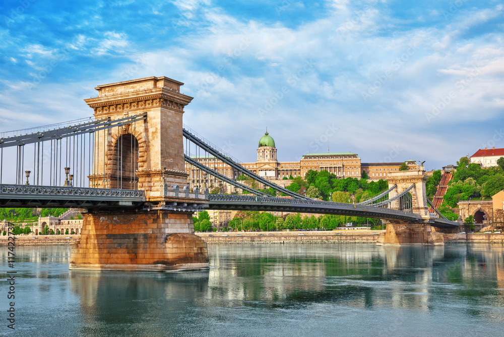 Szechenyi Chain Bridge-one of the most beautiful bridges of Buda