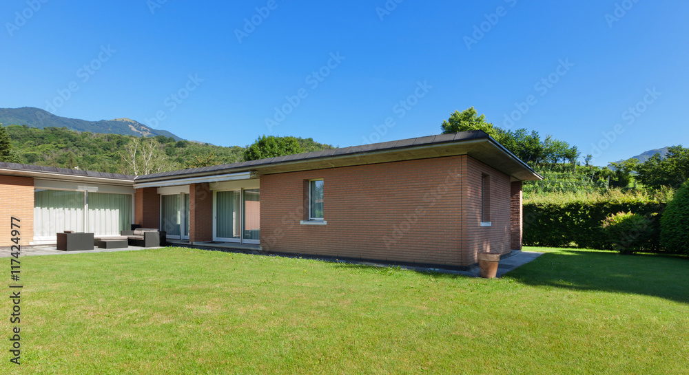 house with garden