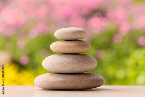 balancing pebble zen stones outdoor