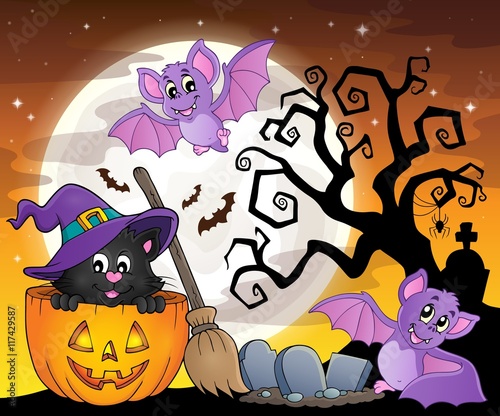 Halloween cat theme image 5