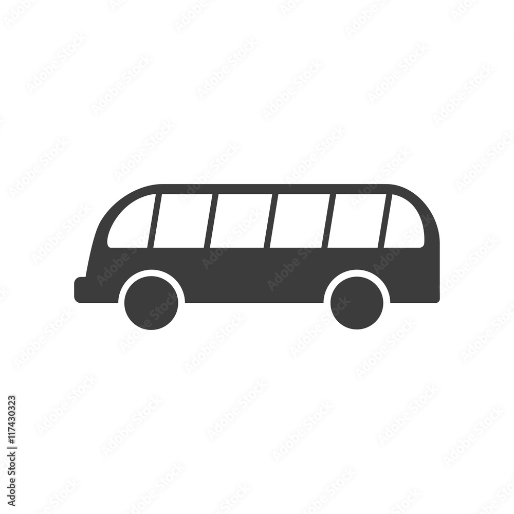 Bus icon. Bus Vector isolated on white background. Flat vector illustration in black. EPS 10 Bus icon. Bus Vector isolated on white background. Flat vector illustration in black. EPS 10