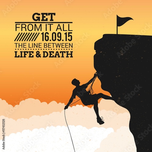 Mountaineering poster