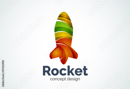 Rocket logo template