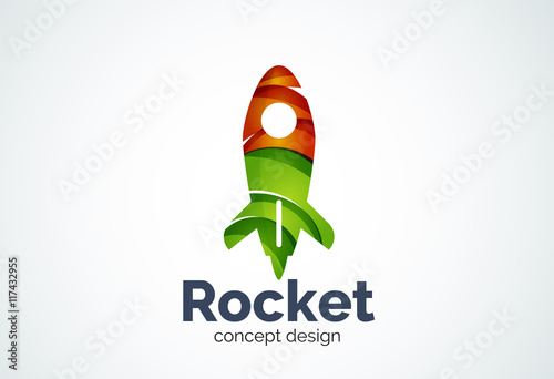 Rocket logo template