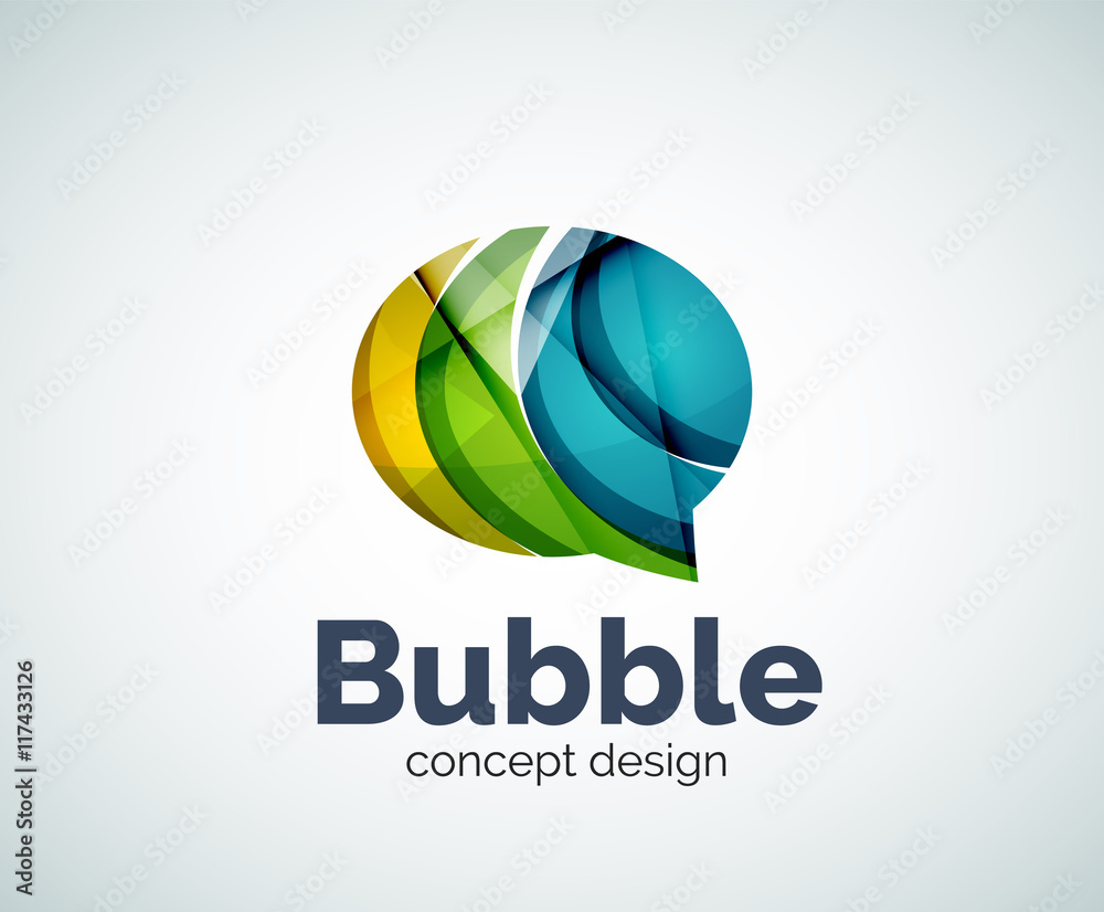 Bubble logo template Bubble logo template