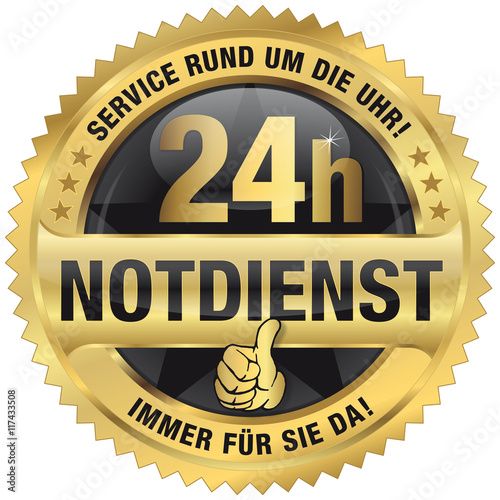 24h Notdienst - Service rund um die Uhr! Immer für Sie da!