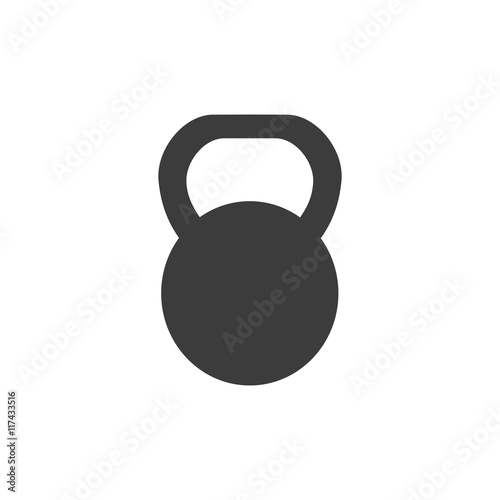Weight icon. Weight Vector isolated on white background. Flat vector illustration in black. EPS 10