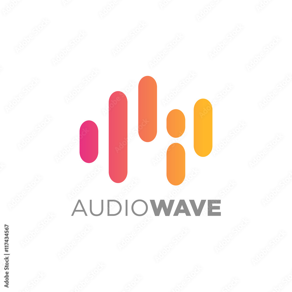 Colorful Abstract Line, Audio Technology Colorful Abstract Line, Audio Technology