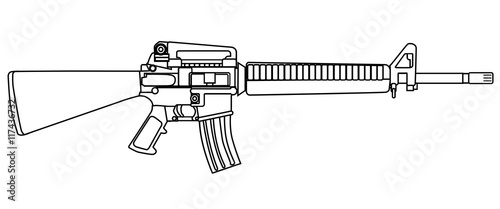 Typical Army Rifle