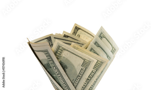 Dollars isolated