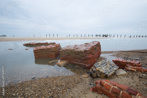 Rubble on Beach photo