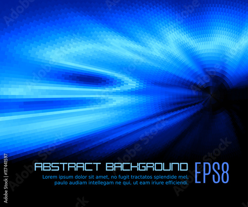 Abstract vector motion blur background