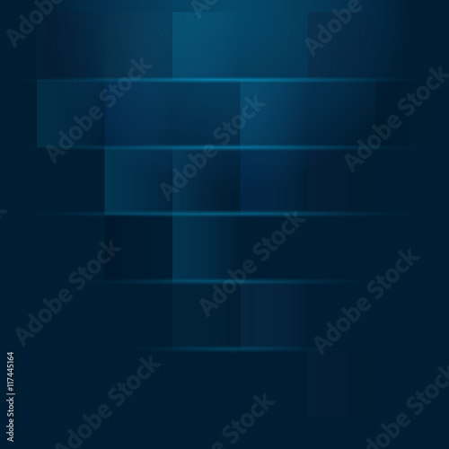 abstract mosaic bright colorfull blue design