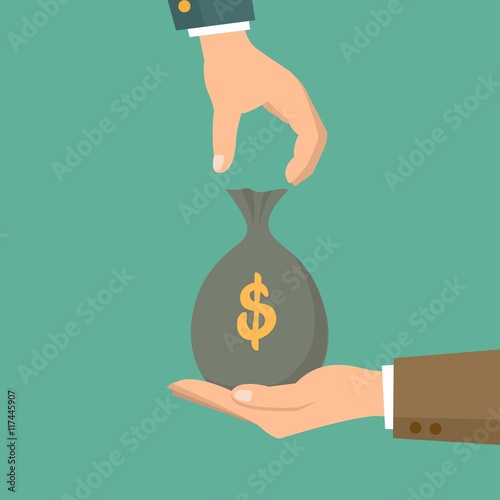 Money bag exchange
