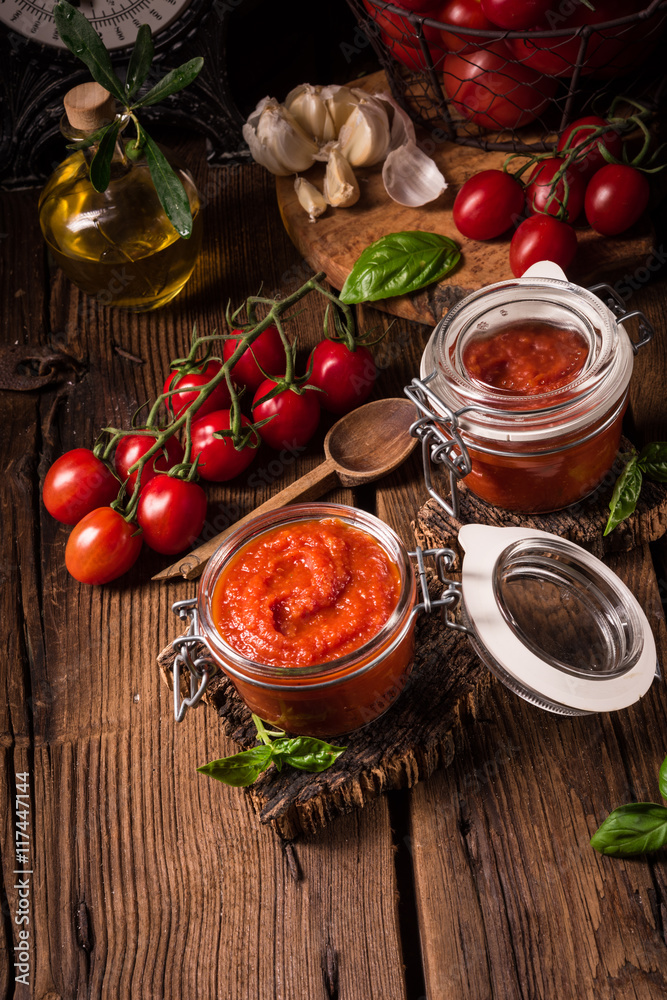 homemade Tomato paste homemade Tomato paste