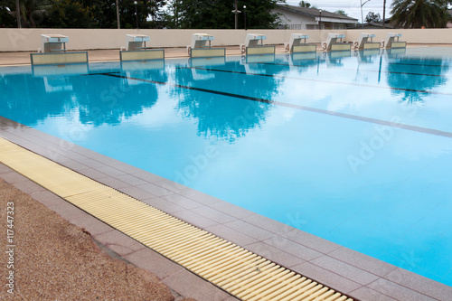 blue water wave in swimming pool