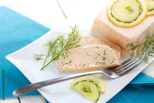 Billede på lærred terrine de saumon fait maison 5