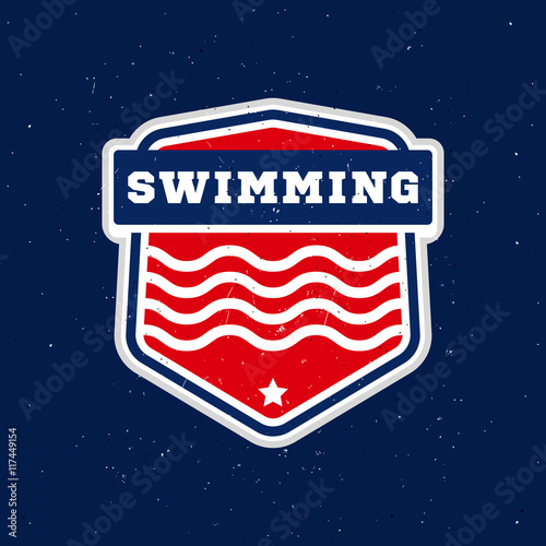swimming logos concept