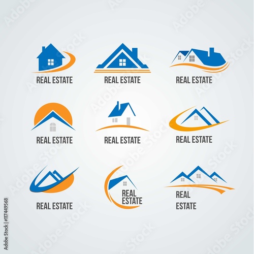 Real state logos collection