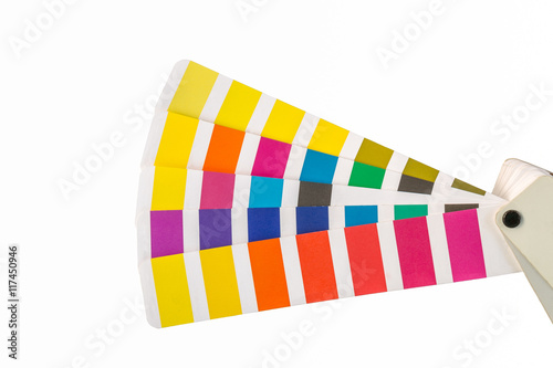 Color matching palette isolated on a white background. Tools series.